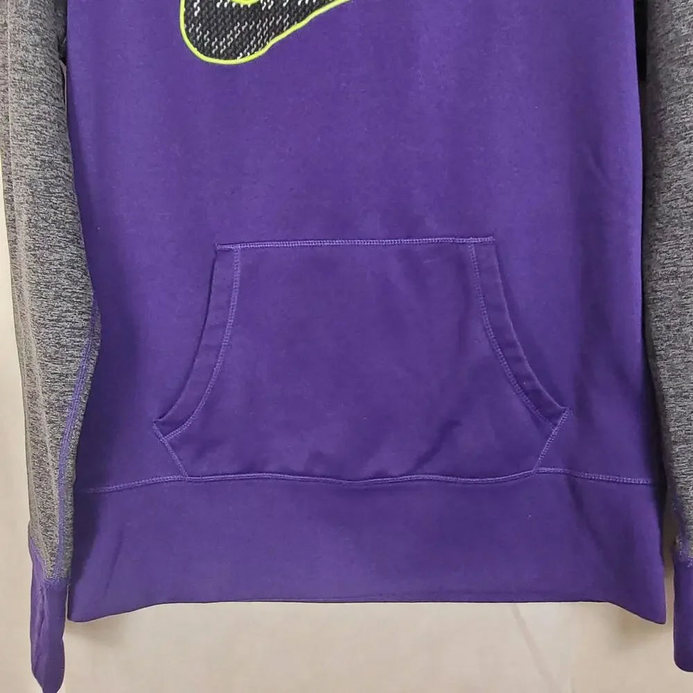 Nike purple therma fit swoosh hoodie Size Medium Athletic Casual Streetwear
